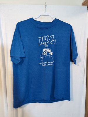 #ad Vintage Screen Stars Single Stitch Awol 93 North Carolina Blue Minnesota Tshirt $12.99