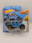 Hot Wheels - 17' Jeep Wrangler (Blue) Short Card
