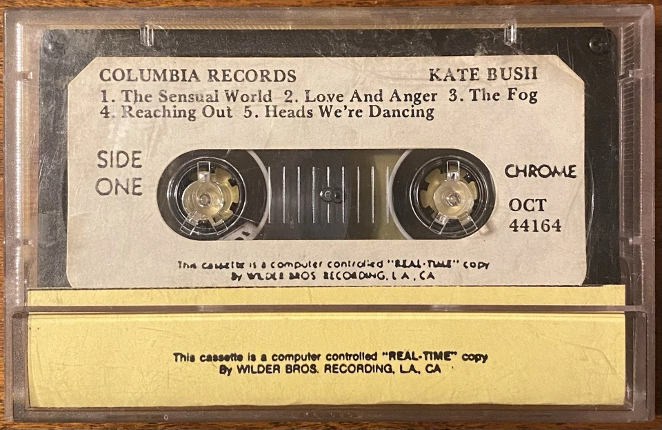 KATE BUSH The Sensual World 1989 US Columbia Advance PROMO Only CASSETTE - Image 2 of 3