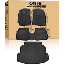Tpe Floor Mats Trunk Cargo Liner For 2009-2013 Toyota Corolla Sedan All Weather Tpe Floor Mats Trunk Cargo Liner For 2009-2013 Toyota Corolla Sedan All Weather