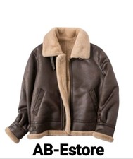 Men's Leon Kennedy Resident Evil Remake 4 Faux Fur Bomber Leather Jacket