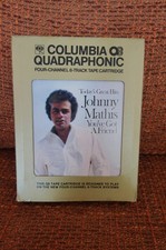 Johnny Mathis You've Got A Friend 8 track tape Quadrophonic RARE format