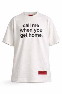 CHNGE Herren Crew Neck T-Shirt Kurzarm Weiß Größe Small