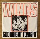 46 WINGS Paul McCartney GERMAN ODEON LABEL 7" vinyl single GOODNIGHT TONIGHT