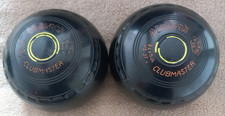 Lovely pair of ALMARK CLUBMASTER Lawn Bowls  Size 2 2H [Nice Condition]