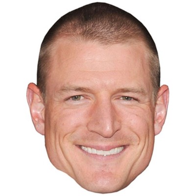 Philip Winchester Promi Maske, flaches Kartengesicht, Kostüm Maske