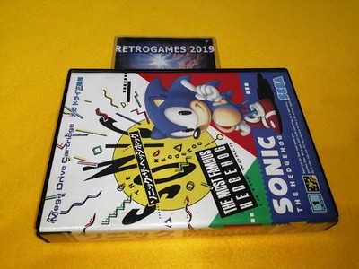 MD Sonic the Hedgehog   Sega Mega Drive / Genesis REG CARD