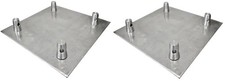 2 BP1414 Universal Aluminum Base Raised Plate 12" x 12" for 12" Square Truss