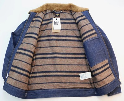 Lee 101 91B Denim Jacket Japanese Selvedge Men's XL Made in Italy