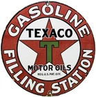 VINTAGE TEXACO MOTOR OIL PORCELAIN SIGN TEXAS GASOLINE GAS STATION PUMP PLATE