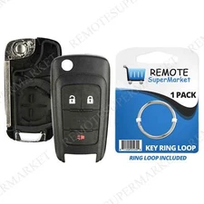 Replacement for GMC 2010-2016 Terrain Remote Car Key Fob Entry Case Shell