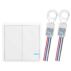 Details About 2 Way Wireless Light Switch With Receiver For Indoor Outdoor Lamp Remote Control