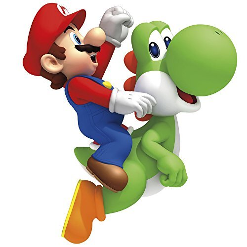 Rmk1918gm Ninetendo Super Mario Bros. Yoshi And Mario Peel And Stick Giant Wall Rmk1918gm Ninetendo Super Mario Bros. Yoshi And Mario Peel And Stick Giant Wall
