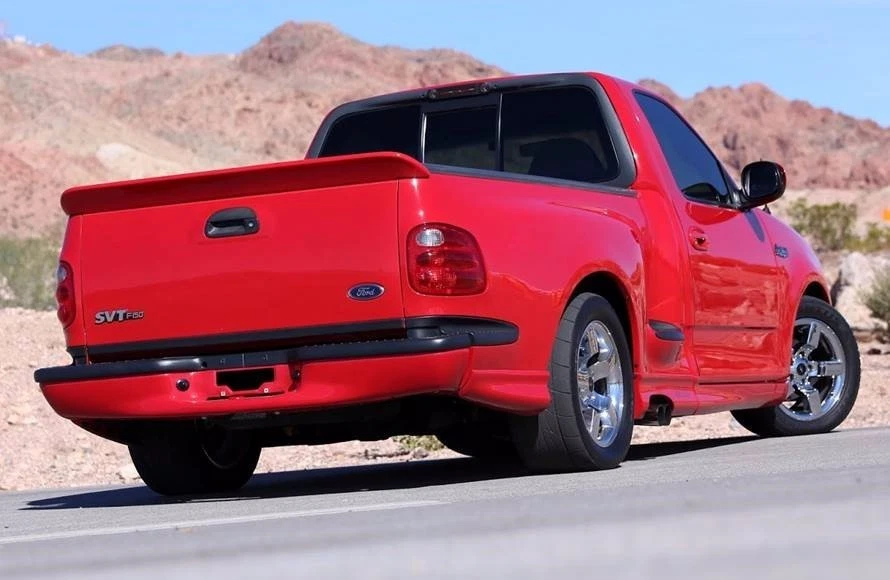 Spoiler de montagem embutida estilo fábrica 1997-2003 sem pintura para Ford F150 Lightning - Imagem 4 de 4