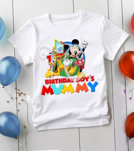Mickey Mouse Birthday Shirt, Mickey Family Birthday Shirts, Mickey Fun House Tee - Picture 4 of 7