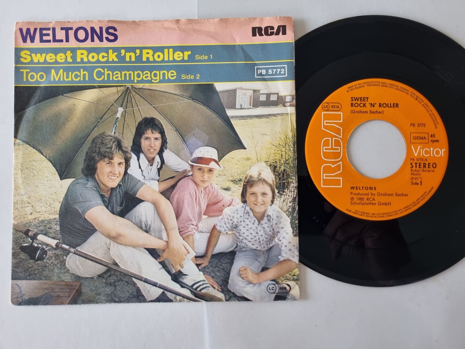 Weltons - Sweet rock 'n' roller 7'' Vinyl Germany