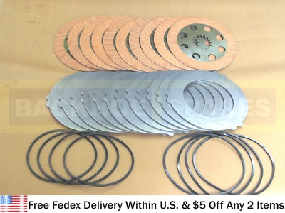 #ad JCB PARTS BRAKE FRICTION amp; COUNTER PLATES amp; SEALS SET 450 10226 450 10224 $299.95