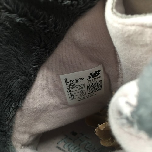 Stivali New Balance donna 8 B metà polpaccio invernali BW1100GG grigio impermeabile pelliccia sintetica - Foto 11 di 13