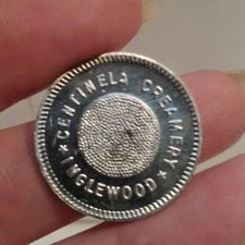 Vintage/Antique Centinela Creamery Token Inglewood, CA  R # 205