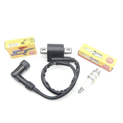 Zündpule + Zündkerze + Zündkerzenstecker für Yamaha Aerox und MBK Nitro - Picture 4 of 6