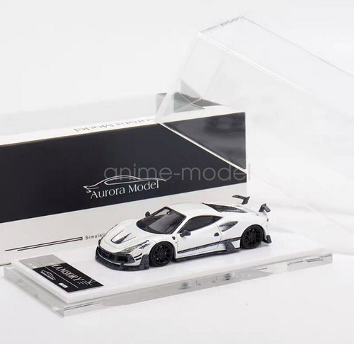 AM 1/64 Scale For Ferrari MANSORY F8XX White Diecast car Model Toy Gift NIB - Picture 2 of 6