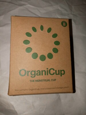 Organicup Menstrual Cup Size B (Have Given Birth) Eco Natural Vegan FDA Sealed