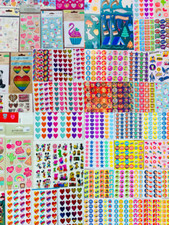 MEGA Lot 1299 Stickers New Full Sheets SANDYLION AMERICAN GREETING KID SQUAD