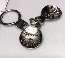 Vintage Spain Dancer Dancing Dance Travel Culture Metal Keychain Key Ring Chain