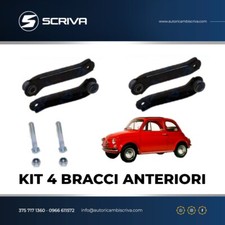 KIT BRACCI ANTERIORI LATO DESTRO + SINISTRO FIAT 500 EPOCA 1957 - 1966