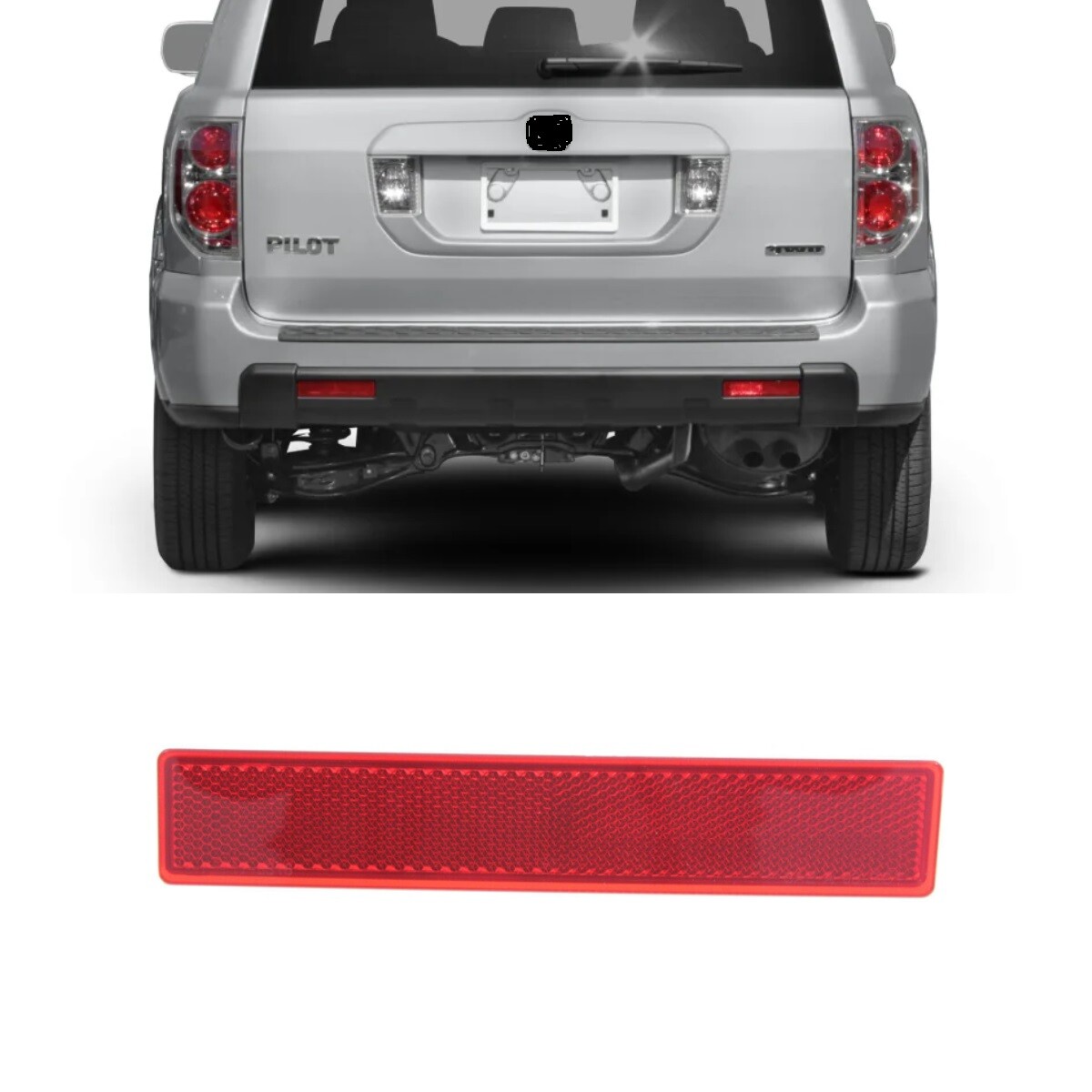 For 2006-2008 Honda Pilot Rear Bumper Reflector Passenger Side