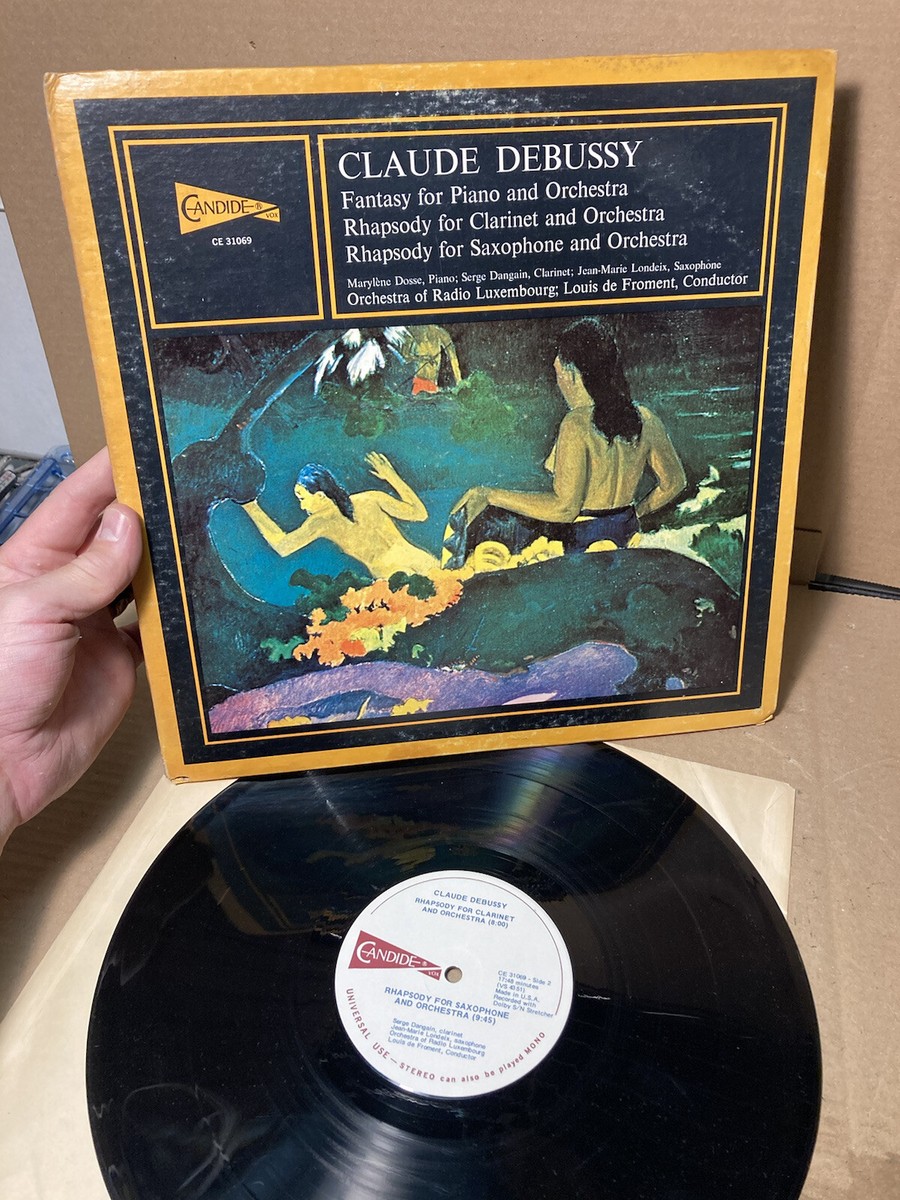 Claude Debussy Fantasy & Rhapsody Luxemborg Radio Louis De Froment