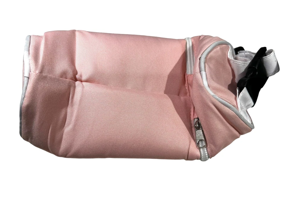 Bolsa de biberón bolsa calentador enfriador casa blanco rosa Foto 3 de 4