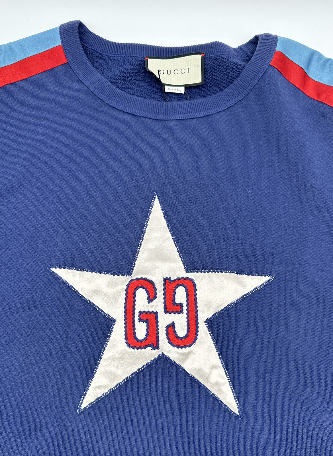 Gucci GG Star Sweatshirt in Navy, Men's (Size Large) New - MN5 576065 XJBBQ  4429 | eBay