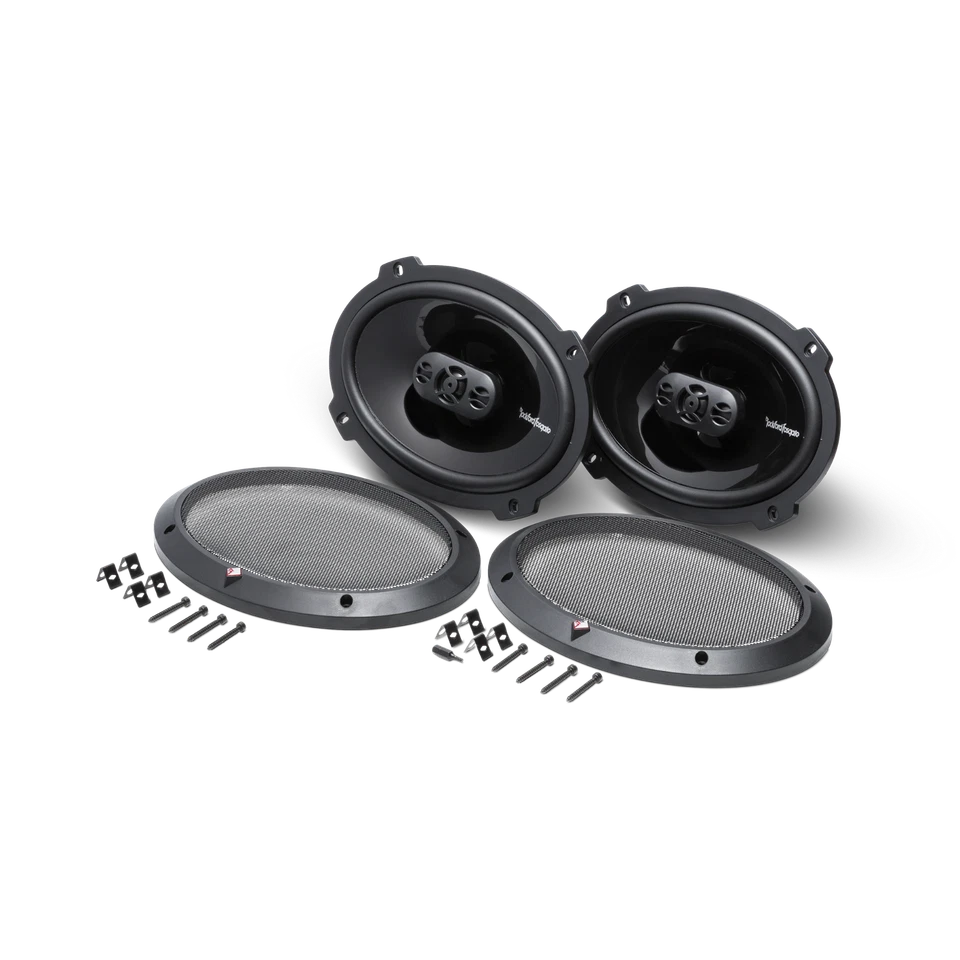 2x Rockford Fosgate P1694 300W 6x9" + 2x P165-SE 120W 6.5" Coaxial Speakers - Image 2 of 4
