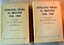 Literatura Polska na Obczyznie 1940-1960 -Londyn 1964-65. Vol. I.II.- (Polish)