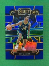2023-24 Panini Select Basketball Blue Prizms Parallel #94 Ben Sheppard RC