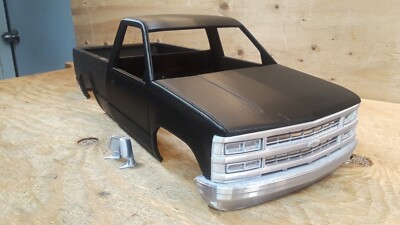 3D Printed RC CAR 90s CHEVY Truck Single Cab Short Bed 1/10 Body