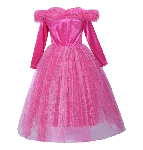 Aurora Vestito Carnevale Maschera Bella Addormentata Cosplay Dress AUR015LS VM - Picture 3 of 7