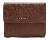 Lazarotti Bologna Leather Wallet With 8 Card Slots M GeldböRse Brown Braun Neu