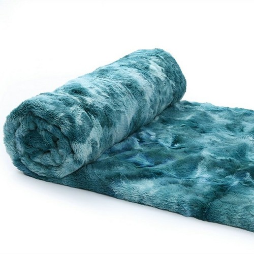 Faux Fur Bed Blanket Super Soft Thick Cozy Warm Fluffy Plush Throw Sofa Blanket - Foto 19 di 33