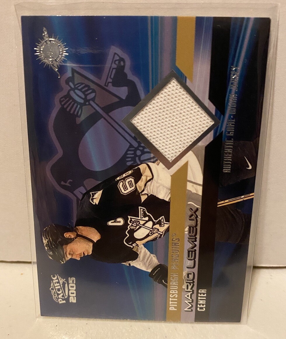 2004-05 Pacific Authentic Game-Worn Jerseys #649/850 Mario Lemieux #34