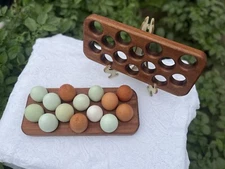 Sapele Wooden Egg Trays