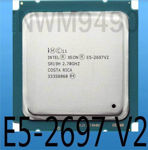 Intel Xeon E5-2697 V2 2.7GHz 12 Core 30M LGA2011 130W SR19H CPU Processor