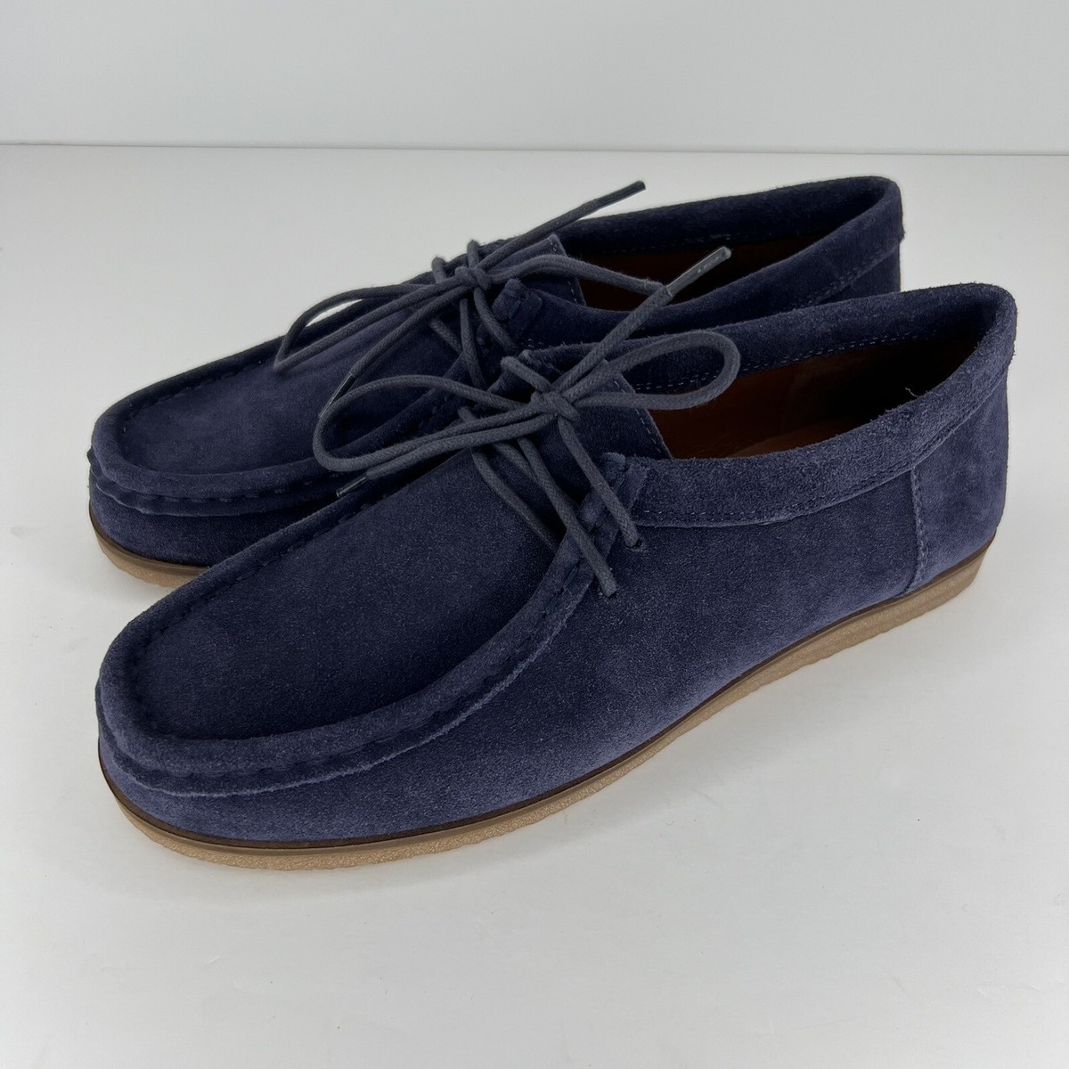 Lucky Brand Blue Suede Leather Chukka Boots Womens Size 5.5  display picture 3