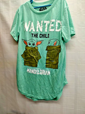 Baby Yoda Juniors' Graphic T-Shirt Wanted The Child Mandalorian Poster S/CH 3-5