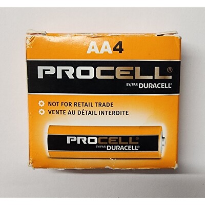 AA4 Duracell Procell Professional Alkaline Batteries (Pack Of 4 )