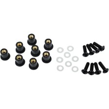 Puig Windscreen Screw Kit (Black) 0957N