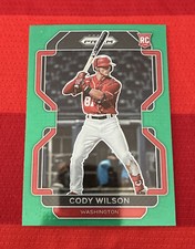 2022 Panini Prizm Cody Wilson Green Parallel RC #94 - Washington Nationals