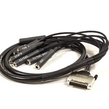 Drum Trigger Breakout Loom. Triggers to Module. DB25 Connectors to Jack Sockets