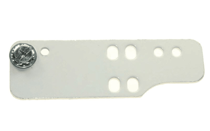 Charnière blanche pivot M8 supérieure et inférieure pour réfrigérateur Scholtes